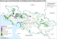 15729 Mesures agro-environnementales et climatiques (MAEC) dans le Marais poitevin en 2022 